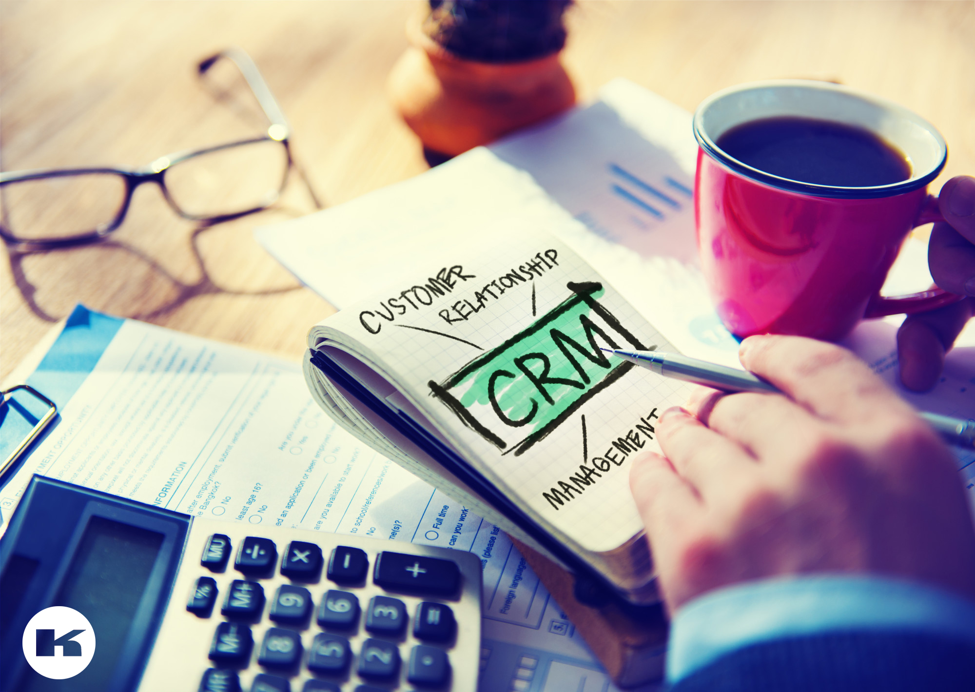 Business customer crm management analysis service concept